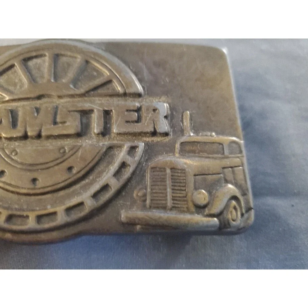 Teamsters Brass Belt Buckle Trucking UPS ABF Yellow Penske TForce DHL
